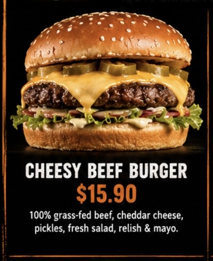 Cheesy Beef from Hunger Burger