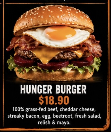 Hunger Burger at Hunger Burger Auckland